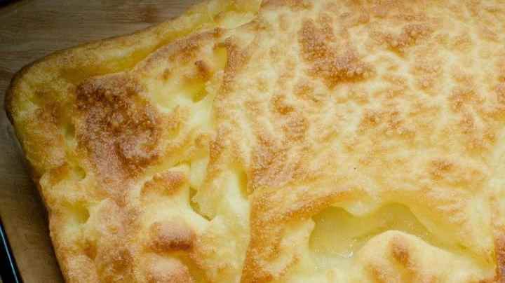 recipiente con polenta al horno