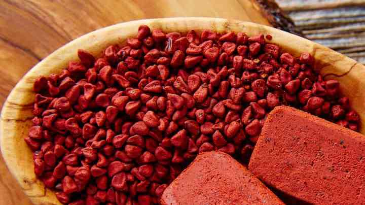 achiote en canasta