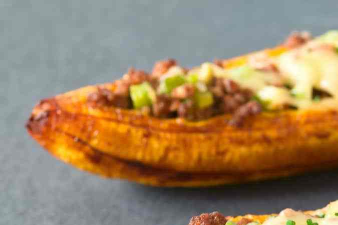 par de canoas de plátano