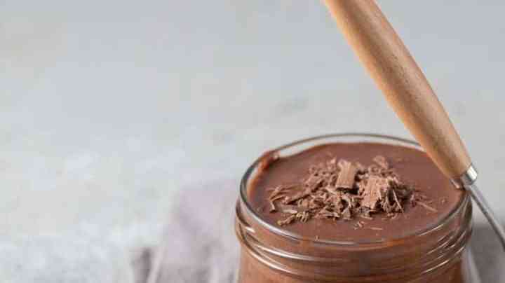 Helado de plátano y chocolate