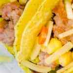 Nachos con pollo BBQ