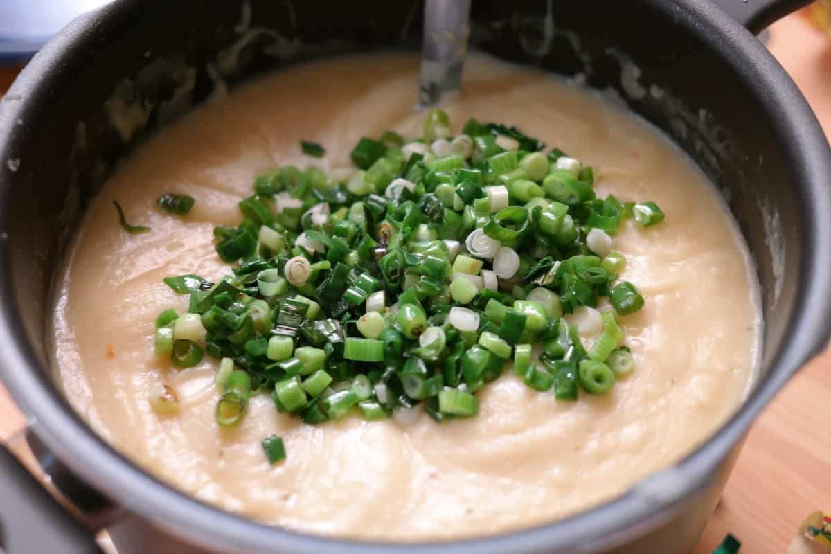 Receta para preparar sopa cremosa de papa