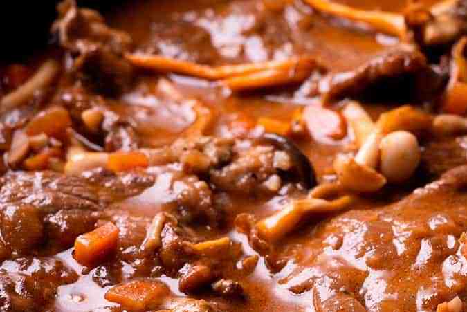 fricandó de ternera