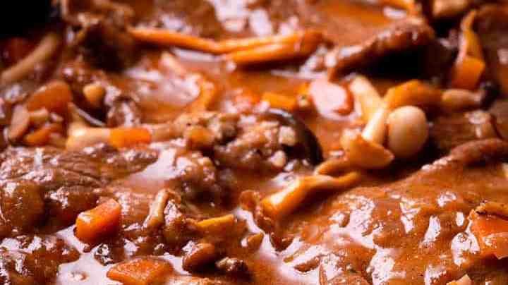 fricandó de ternera