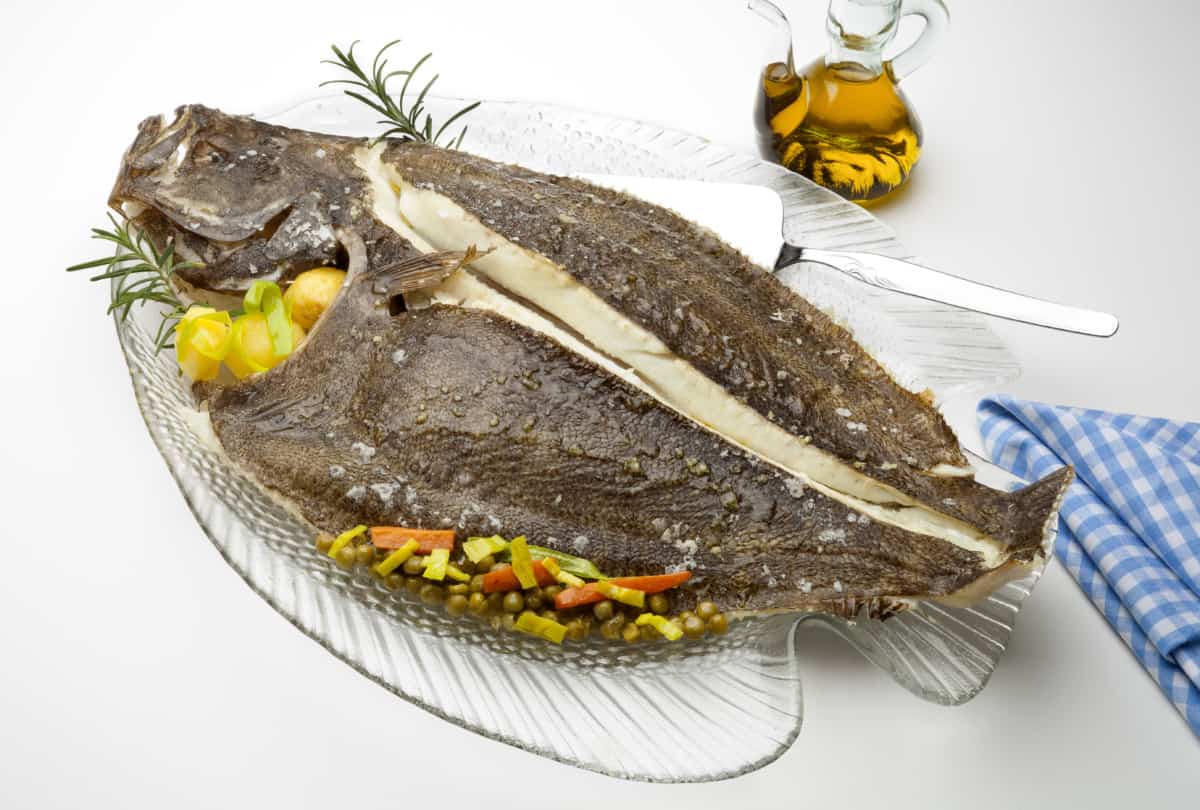Rodaballo al horno fácil