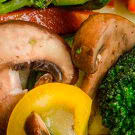 salteado de brócoli con champiñones