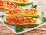 Calabacines con queso