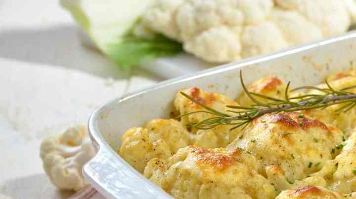 Coliflor gratinada