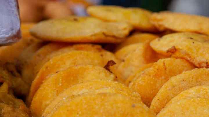 Arepa de huevo colombiana