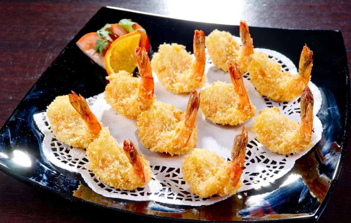 Camarones tempura