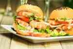 Deliciosas hamburguesas de gambas