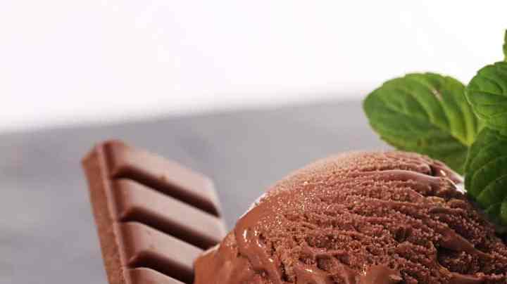 helado de chocolate sin azúcar