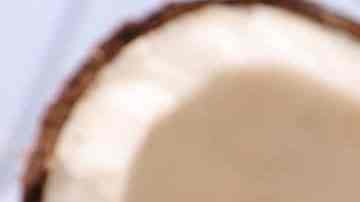 Helado de coco casero