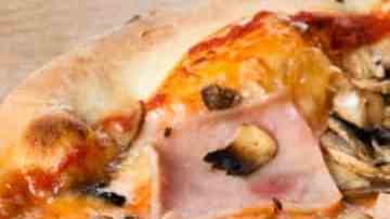 Pizza prosciutto e funghi