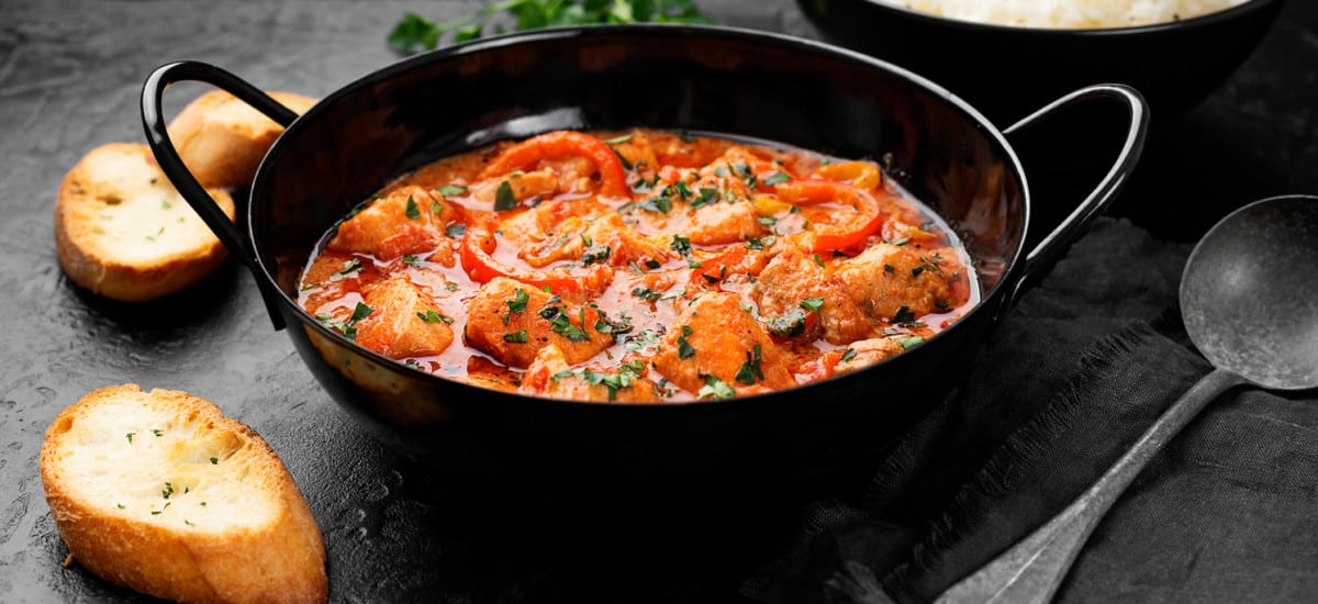 cazuela de pescado con tomate