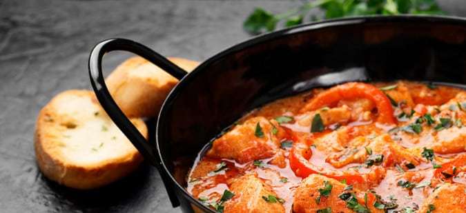 cazuela de pescado con tomate