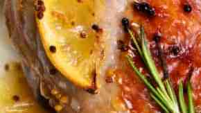 pollo en salsa de mostaza y liimón