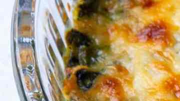 espinacas gratinadas al horno