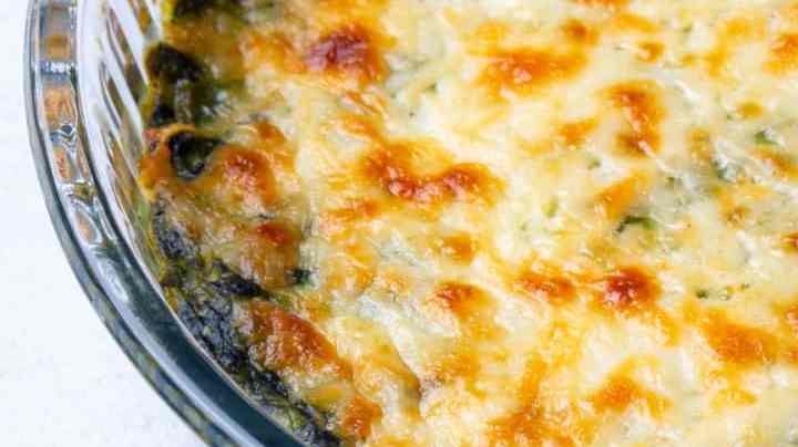 espinacas gratinadas al horno