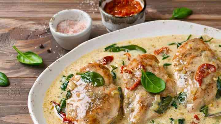 pechugas de pollo en salsa de coco