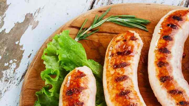 Salchichas caseras de pollo