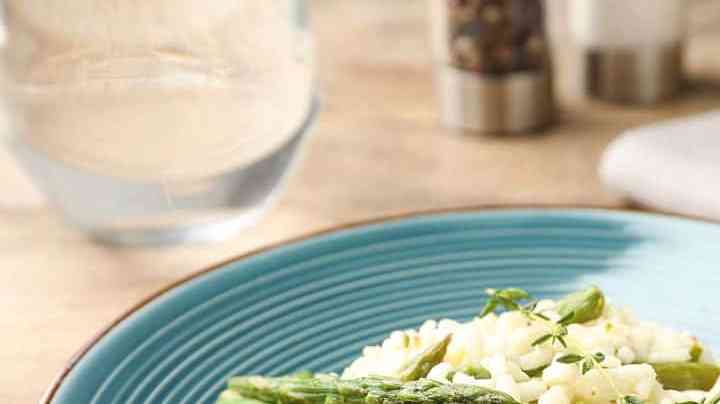 Arroz con espárragos