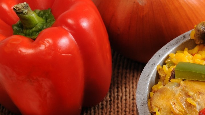 Arroz con pollo cubano