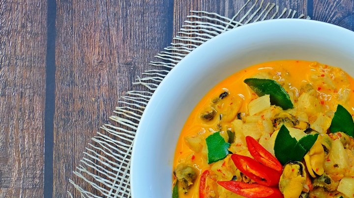 Mejillones al curry
