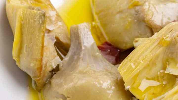 Alcachofas con jamón