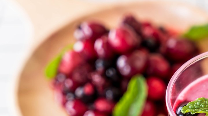 Batido frutas del bosque