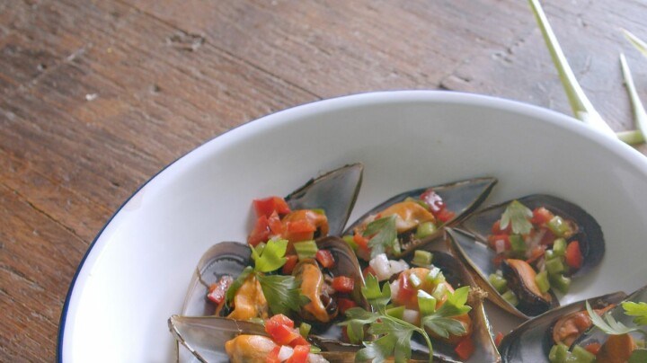 mejillones a la vinagreta