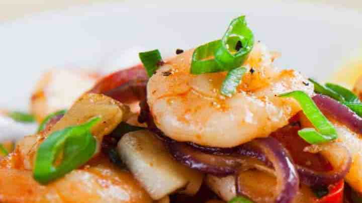 gambas salteadas deliciosas