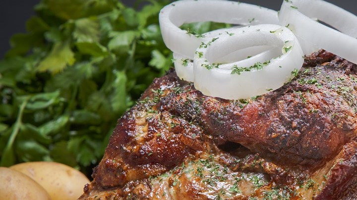 Paleta de cerdo cubana