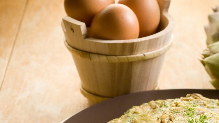 Tortilla de alcachofas