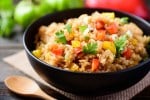 Arroz chino vegano