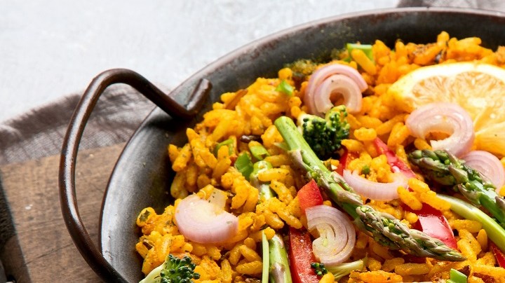 Paella vegana