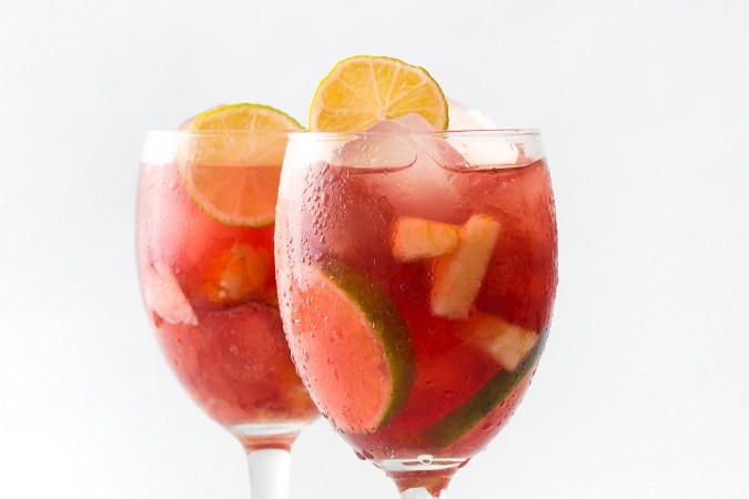 Sangría con cerveza