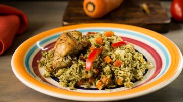 Arroz con pollo peruano