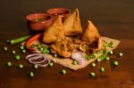 Samosas indias de carne