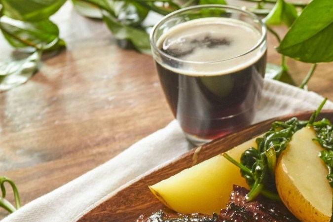 Arrachera con cerveza y azúcar morena