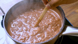 Atole de chocolate paso 5