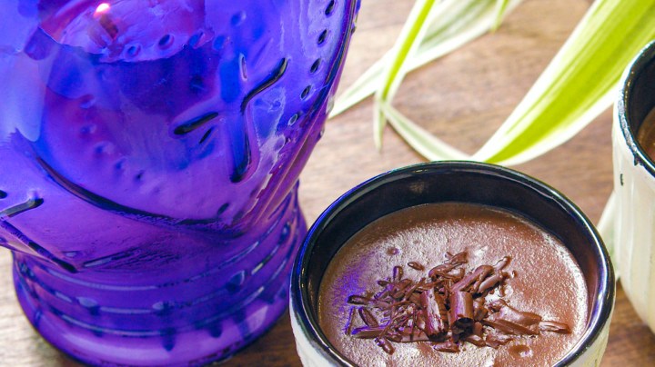 Atole de chocolate con especias