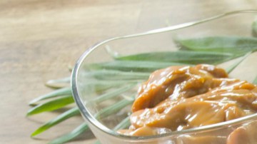 Bolitas de churro con cajeta