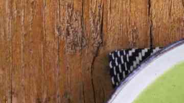 Crema de guisantes suave y deliciosa