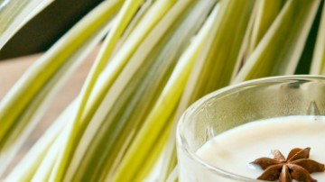Atole de vainilla con anís estrella