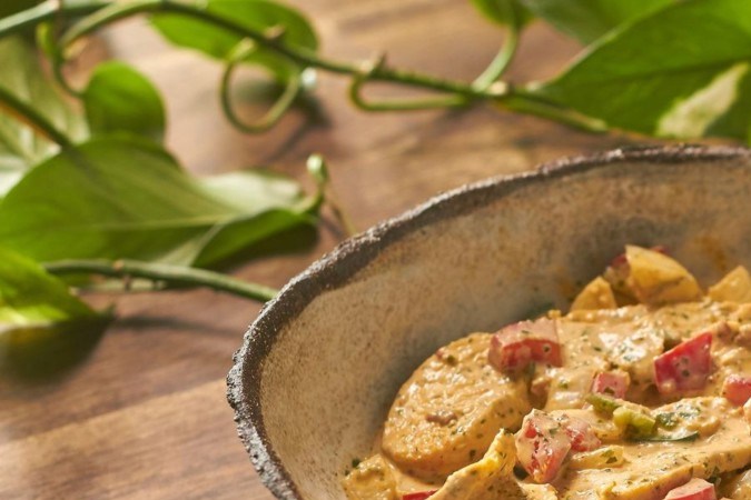 ensalada cremosa de pollo