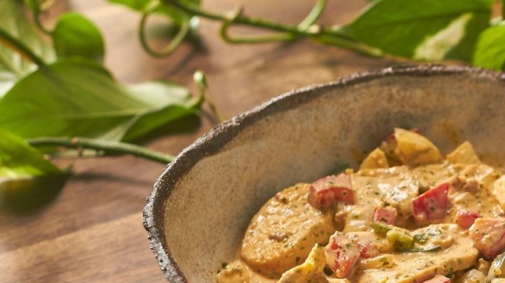 ensalada cremosa de pollo