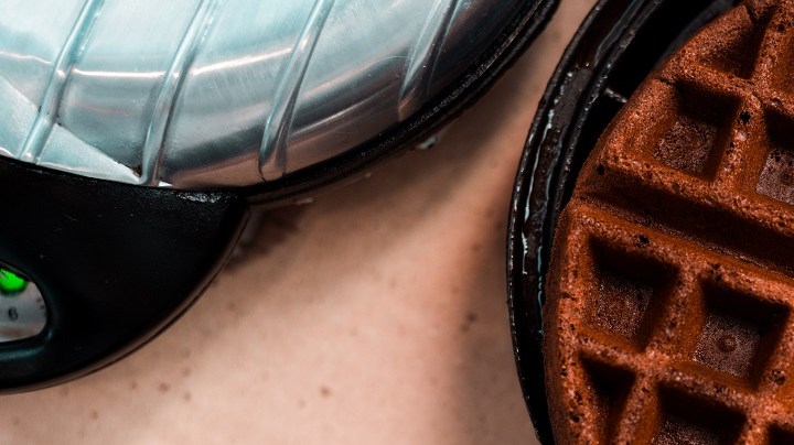 Waffles de chocolate