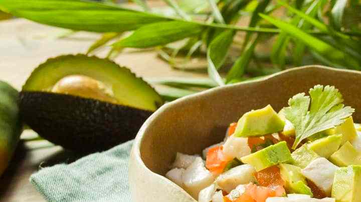 Ceviche de pescado mexicano