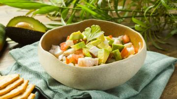 Ceviche de pescado mexicano